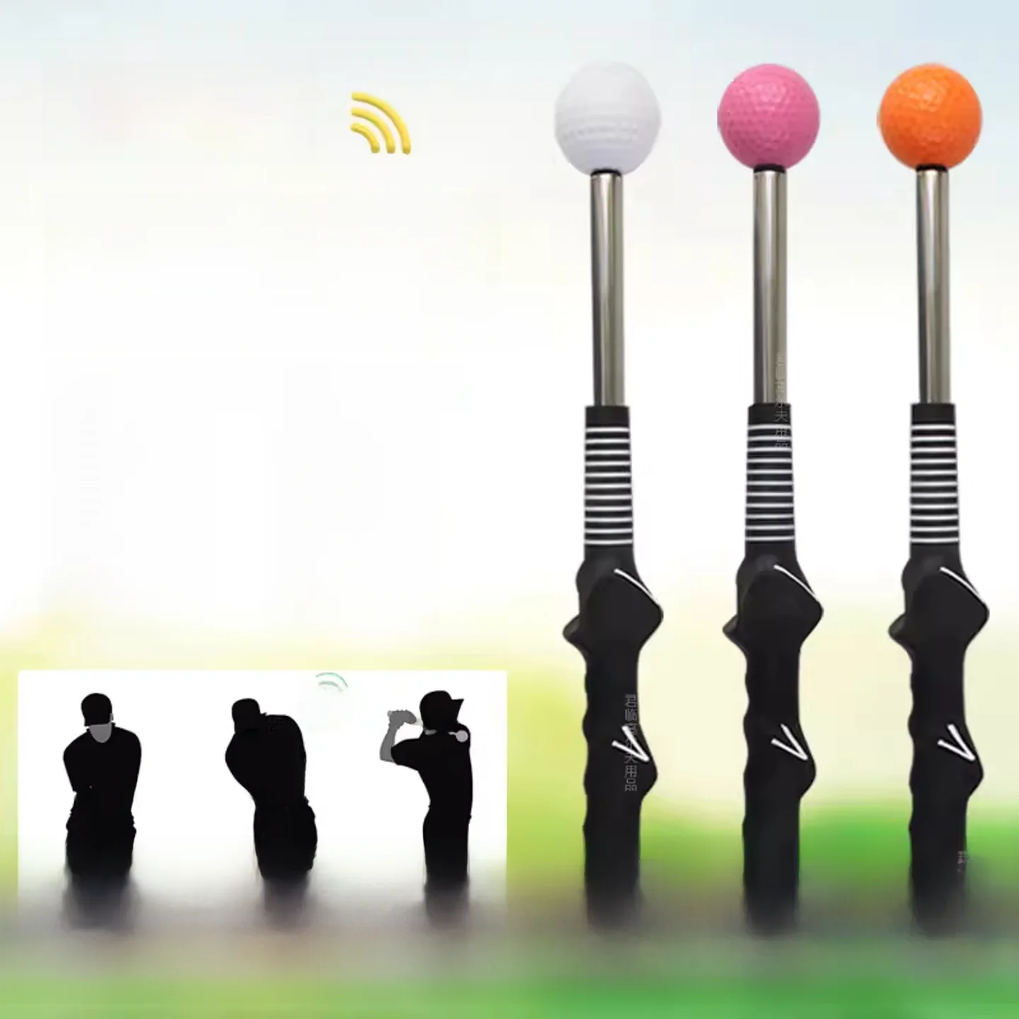 aerfala-golf-trainer-practice-assistant-retractable-swing-stick-anti-slip-rubber-grip-stainless-steel-shaft-golf-training-equ