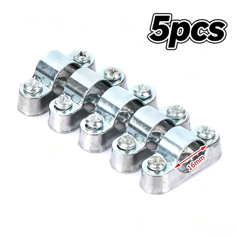 5Pcs Pipe Clamp With Screw From The Wall Yards Away From The Wall Of The Card Saddle Card Line Pipe Clip 16mm 20mm 25mm 32mm