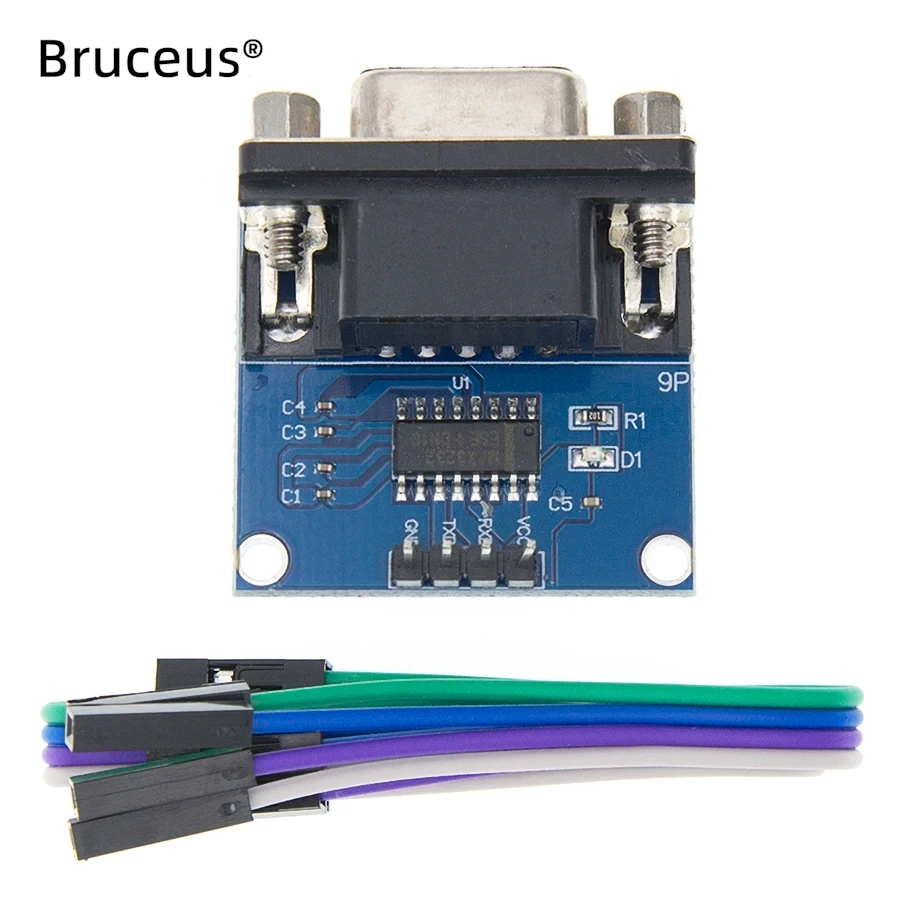 

RS232 to TTL Serial Port Converter Module DB9 Connector MAX3232