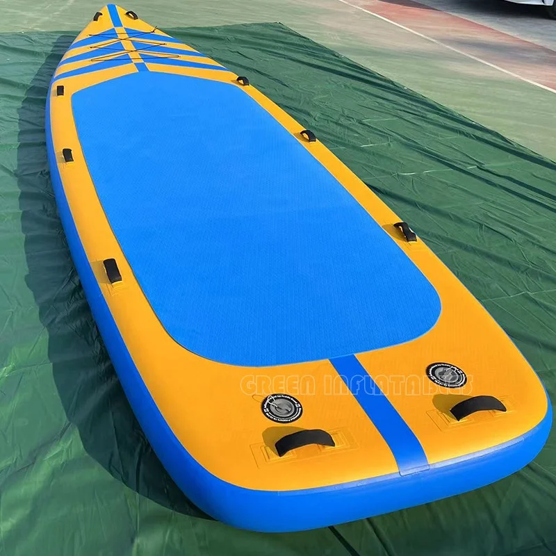 

Good Quality 6 People Team Inflat Paddl Board Inflatable Mega SUP Paddleboard