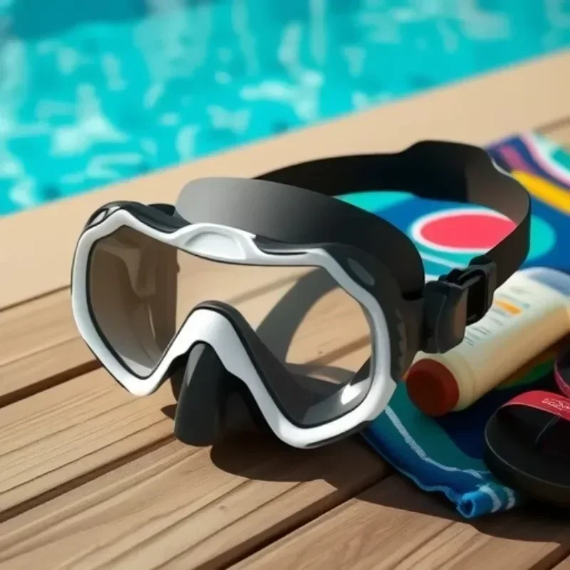 

Soft Silicone Professional Swimming Waterproof Glasses UV Goggles for Men and Women Diving Mask