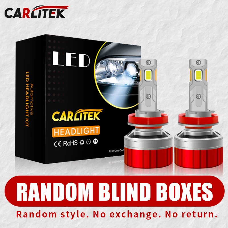 Blind Box Mystery Box H1 H4 H7 H8 H9 H11 9005 9006 HB3 HB4 9012 LED Headlight D1S D1R D3S D3R 1:1 HID Car Light Random shipment