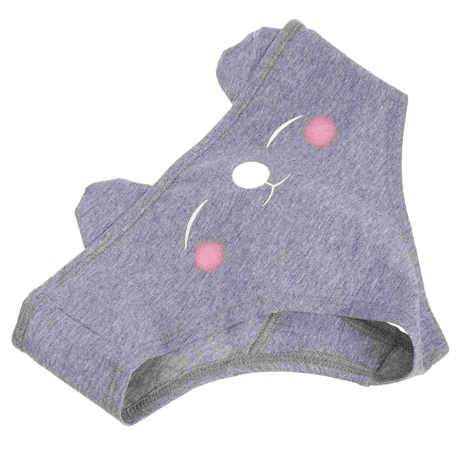 

Women Briefs Panties Knickers Cat Ear Printing Women Panties (Grey)