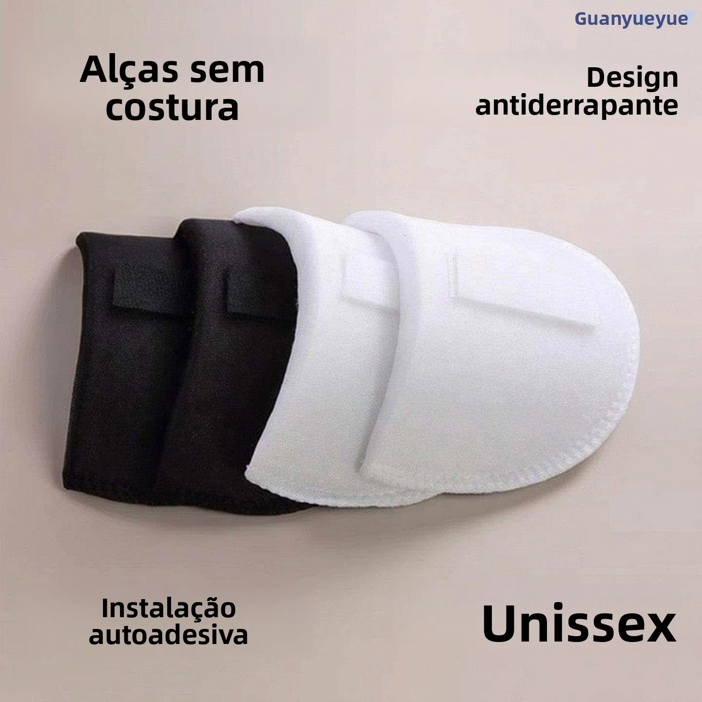 見えない跡が残らない男女兼用ショルダーパッド、スーツ用粘着スポンジパッド、滑り止め、縫製不要、肩パッド