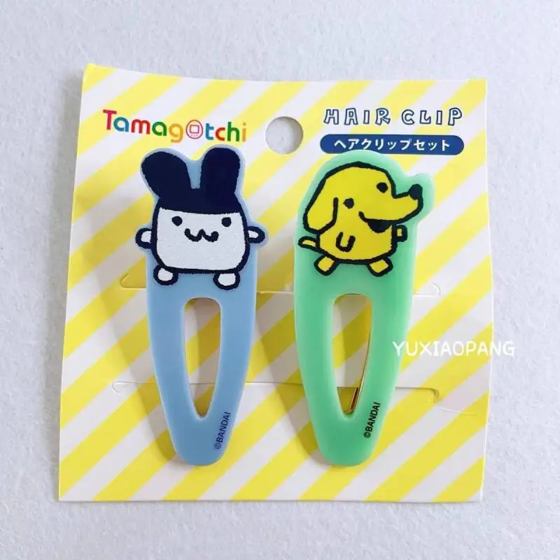 Kawaii 만화 다마고치 머리핀 만화 주변기기 달콤한 사랑스러운 앞머리 사이드 클립 학생 머리 장식 소녀 생일 크리 에이 티브 선물