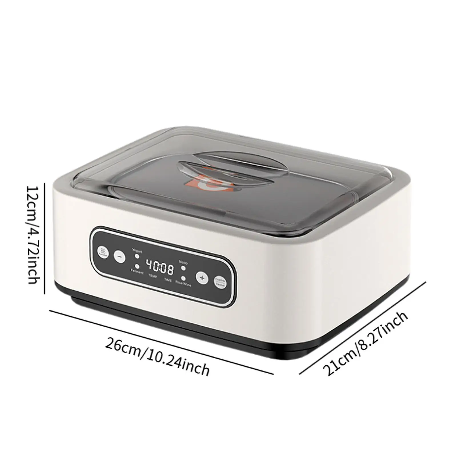 صانع الزبادي DIY أجهزة المطبخ الصغيرة الاحترافية منخفضة الضوضاء مع 9 أكواب