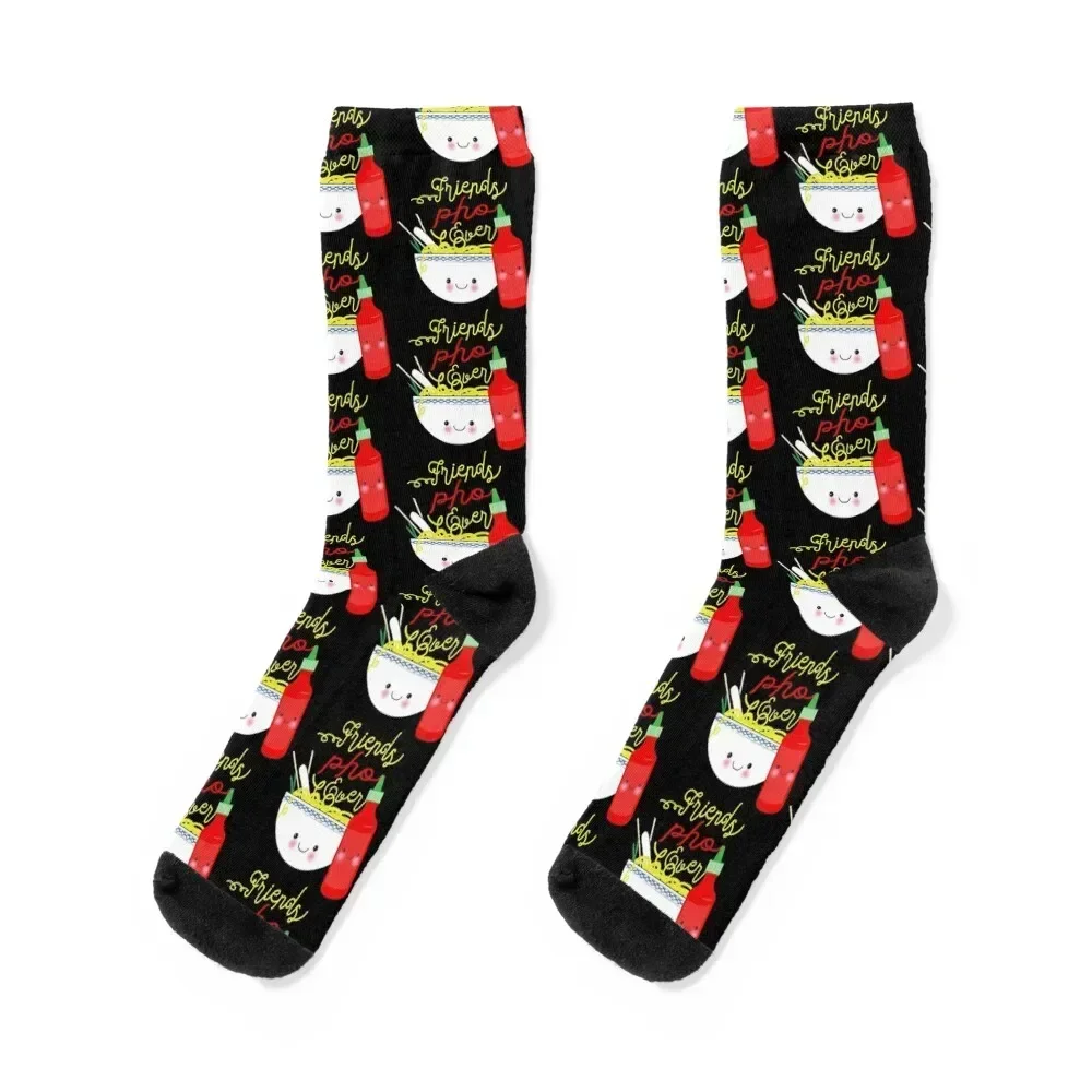 

Friends Pho Ever ! Pho Puns Socks Sports Children's essential sports stockings Girl'S Socks Men's