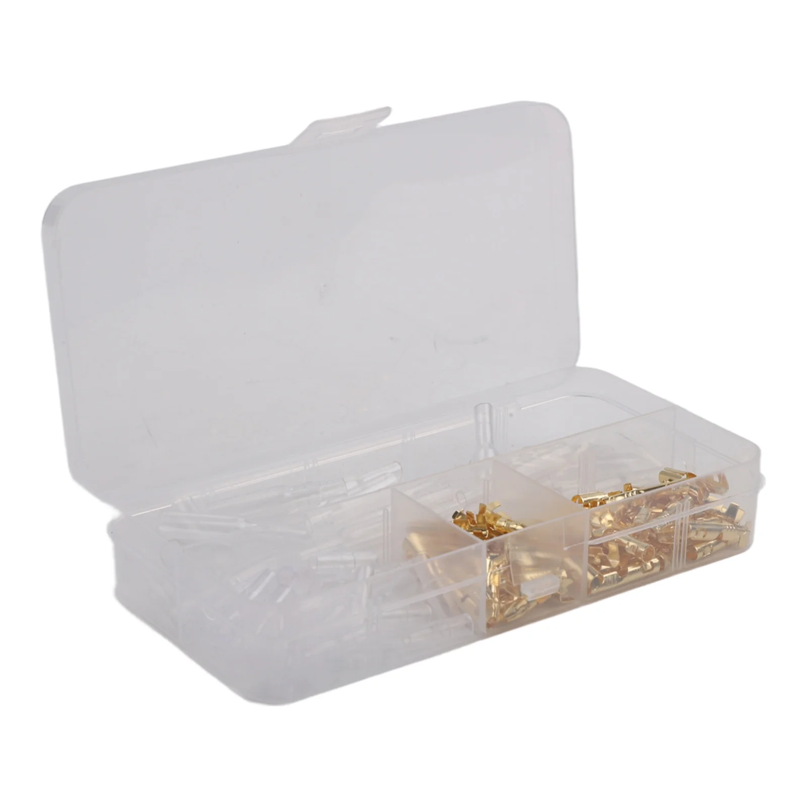 Car Wire Connector Kit 120PCS 3 5mm Diameter Copper Electrical Crimp Terminals with Transparent Insulation for Vehicle Wiring