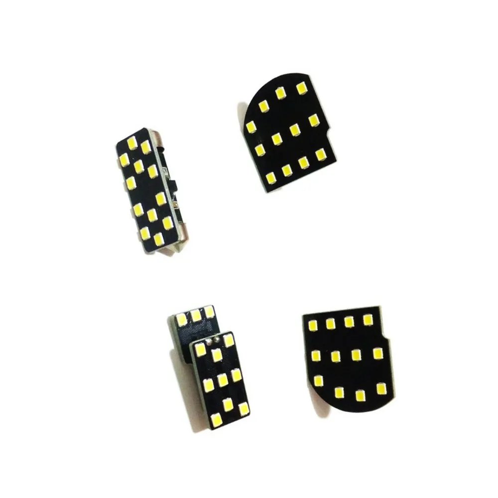 

Светодиодные лампы для чтения July King, совместимые с Chevrolet Trax Standard Edition, белая внутренняя купольная лампа 6000K, 4 шт./лот