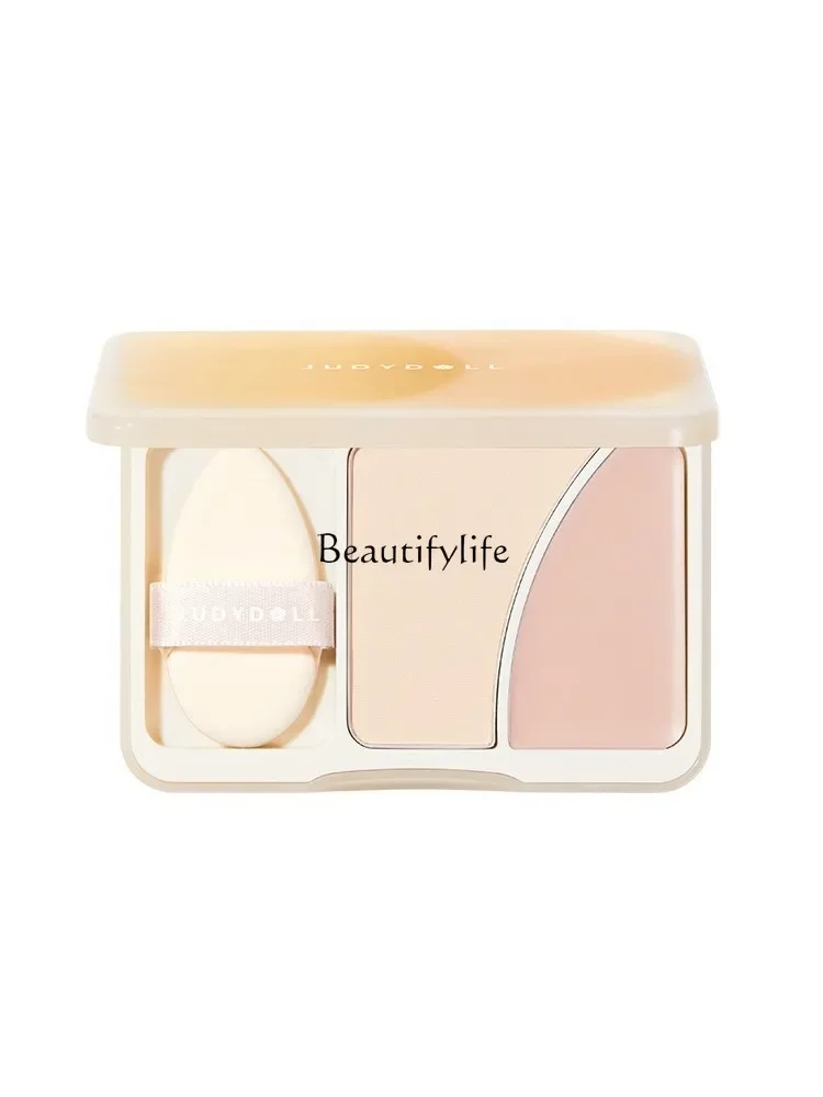 

Pink Girlish Style Judydoll Light Pink Dual-Purpose Multi-Purpose Highlighting Powder Matte Brightening