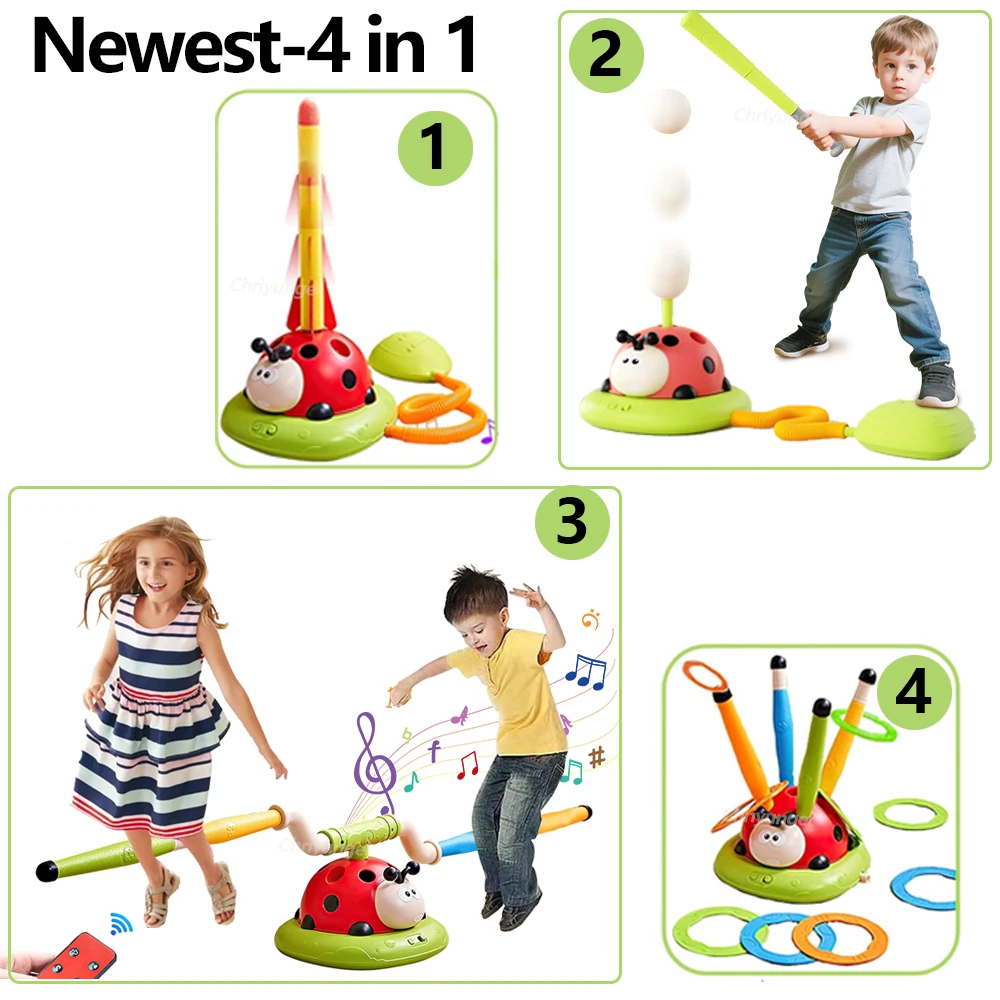 Musikalisches Springen-Sportspielzeug, multifunktionales Wurfring-Spiel, Spielzeug und Schießwerfer für Kinder, Fitness-Training, Zuhause, Outdoor-Spiel – Detail 11
