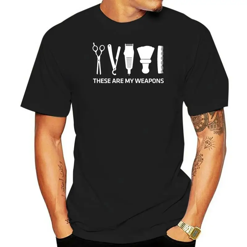 2023 Fashion Summer Style Barbers Weapons - These Are My Standard Women's T-Shirt Tee shirt