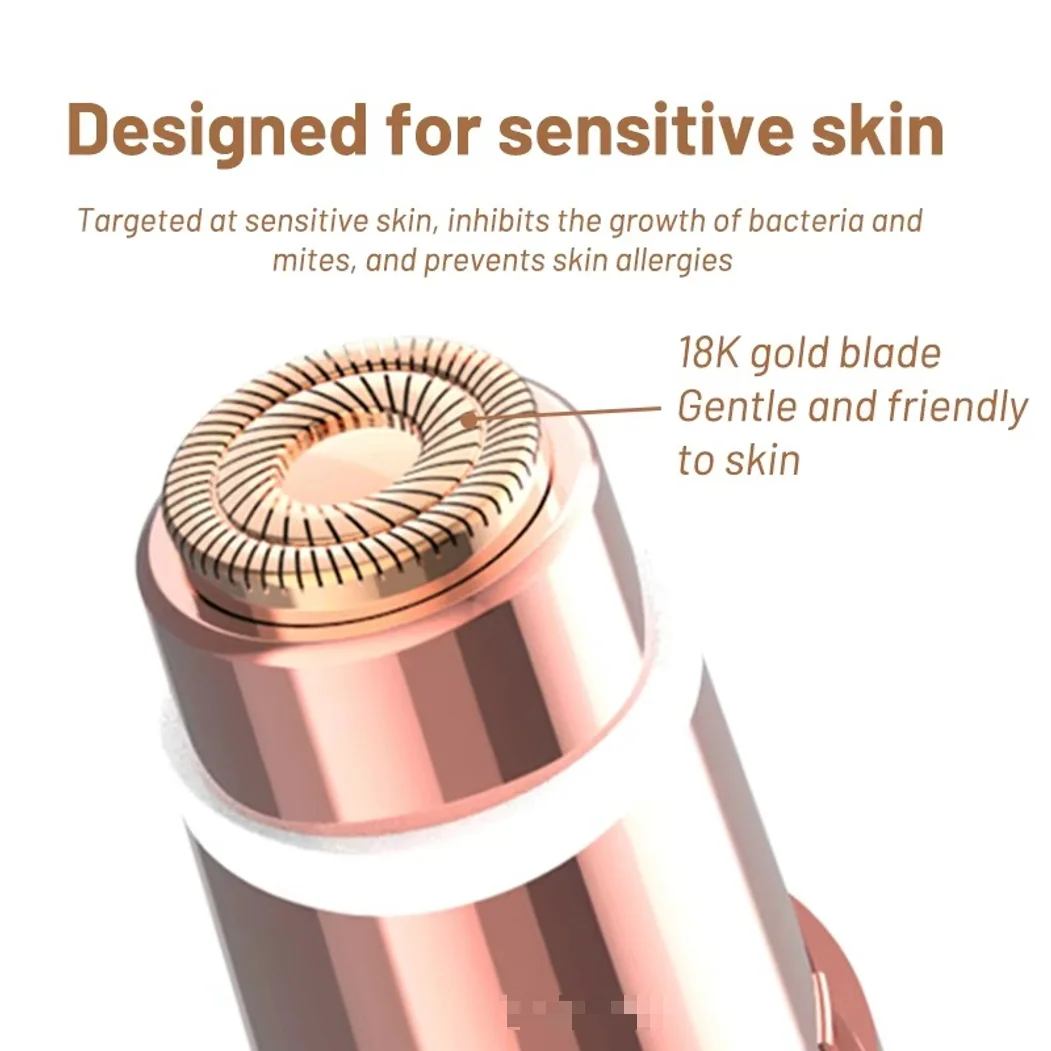 2026 New Epilator Face Hair Removal Lipstick Shaver USB Electric Eyebrow Trimmer Women's Hair Remover Mini Shaver Epilator