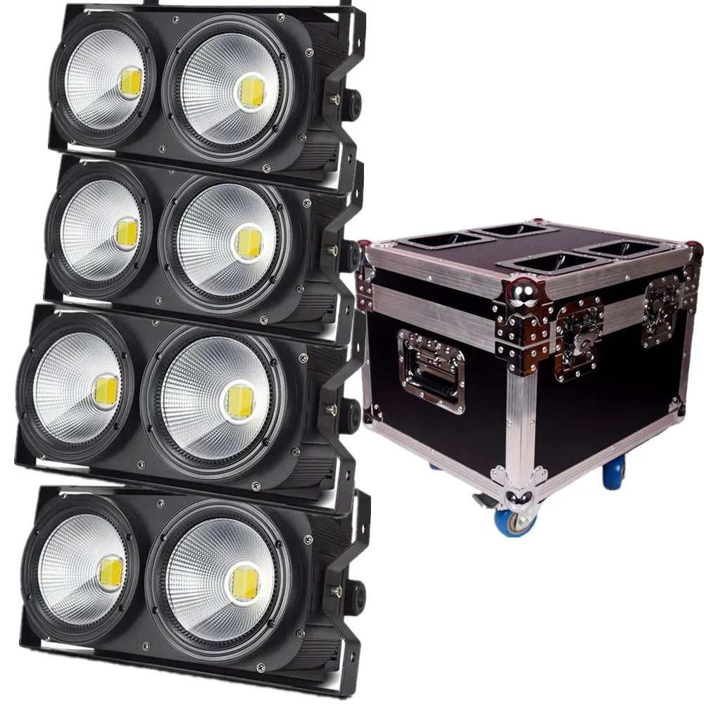2 eyes Matrix Stage Effect Blinder Light dj Audiance disco Matrix background stage lighting 4pcs with flycase