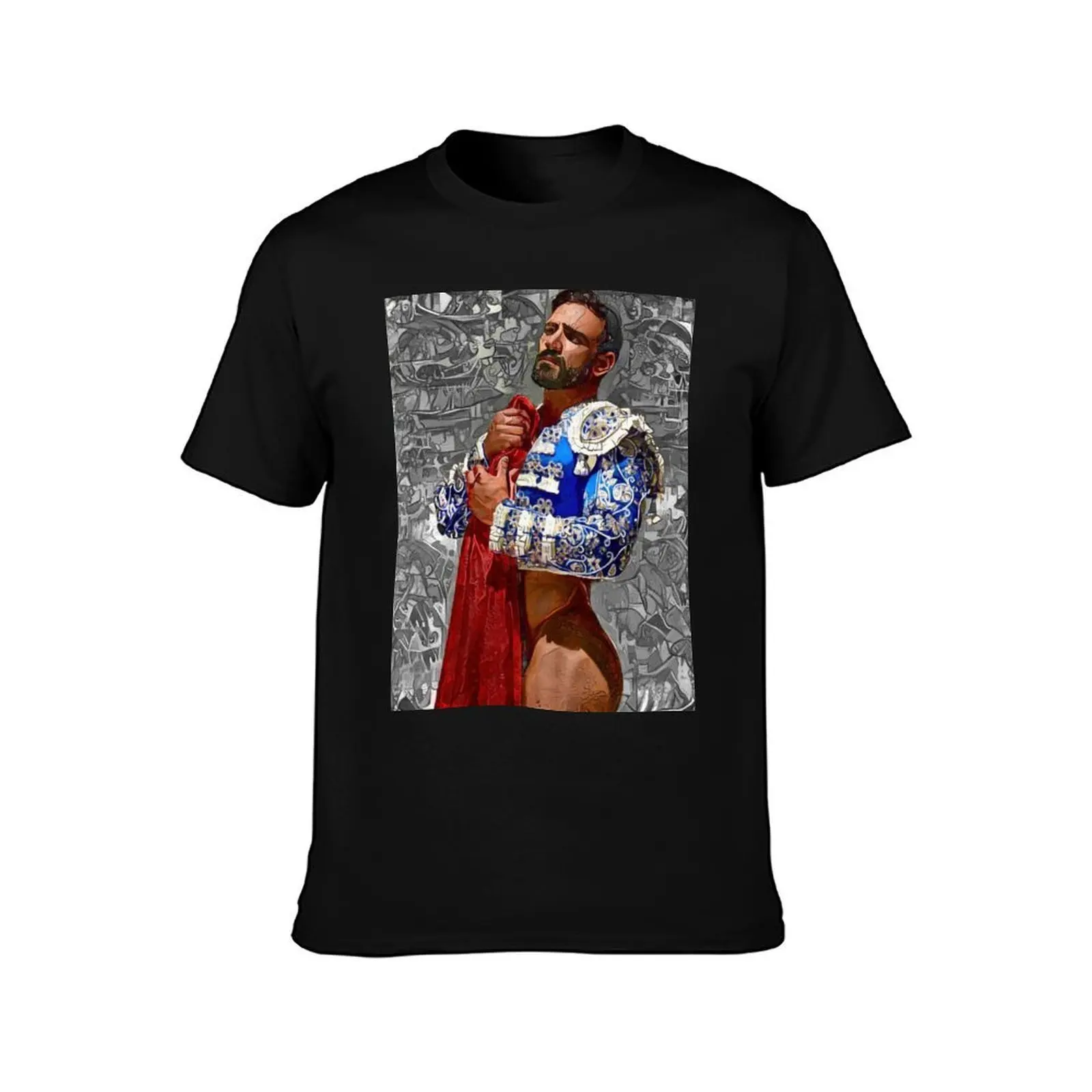 El Matador T-Shirt, Summer Casual Cotton Tee, Oversized Streetwear Tops, Vintage Graphic Print, Loose Fit Short Sleeve