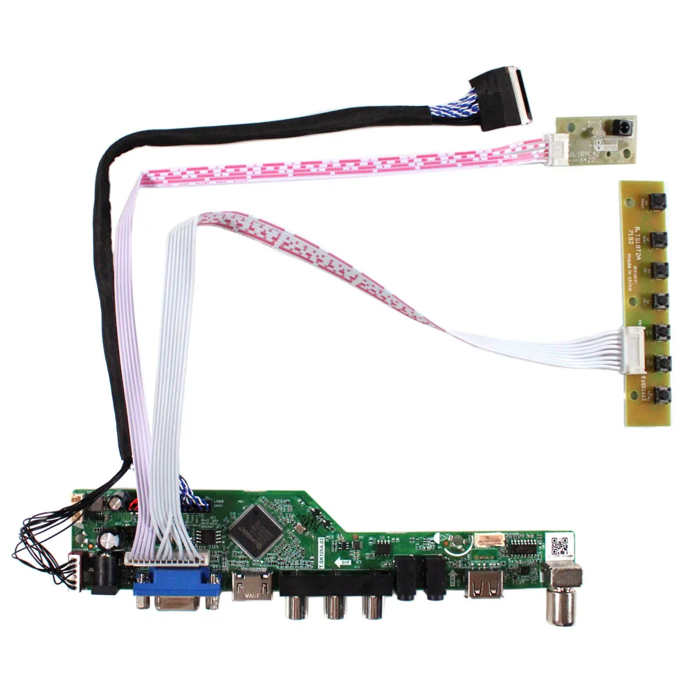 HD-MI VGA AV USB LCD Controller Board For 15.6inch 1920x1080 G156HCE-L01 LCD