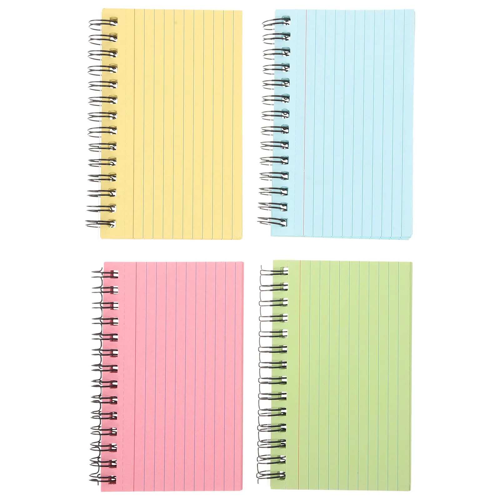4Pcs Thickened Coil Notepads Portable Office Writing Pads Multi-Function Note Pads Note Accessory Notepads Office Notepad