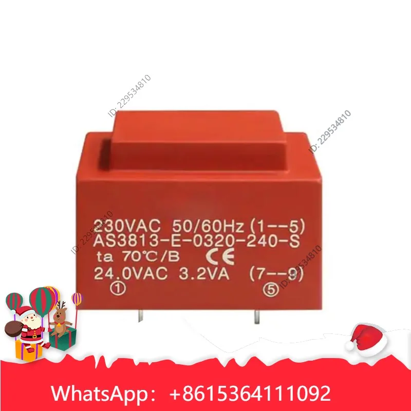 EI38/13,6 4.5VA 230V a transformador individual de 12V AS3813 para 3821191