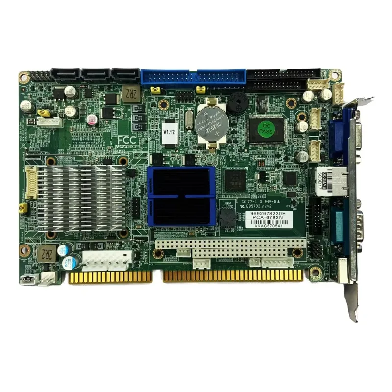 

Промышленная материнская плата PCA-6782 PCA-6782N REV A101-2 SBC с процессором, совместимая с Advantech IPC, полувысокая плата ISA, быстрая