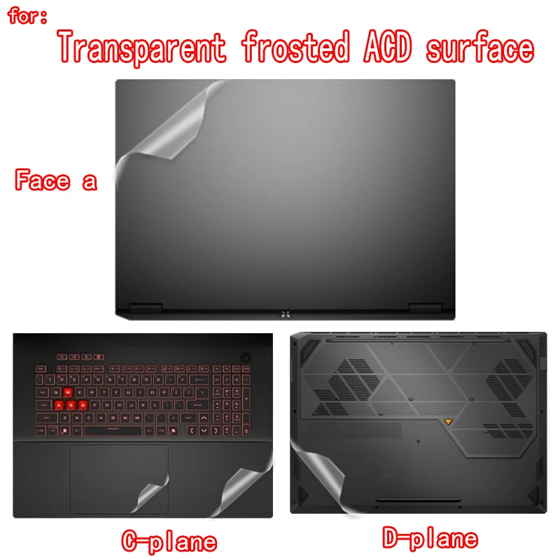 2026 for ASUS TUF Gaming F16/A16/A18/A14 Laptop Body Film FA608/FX608 Shell Film /FA808 Scratch-resistant Skin Protection Film