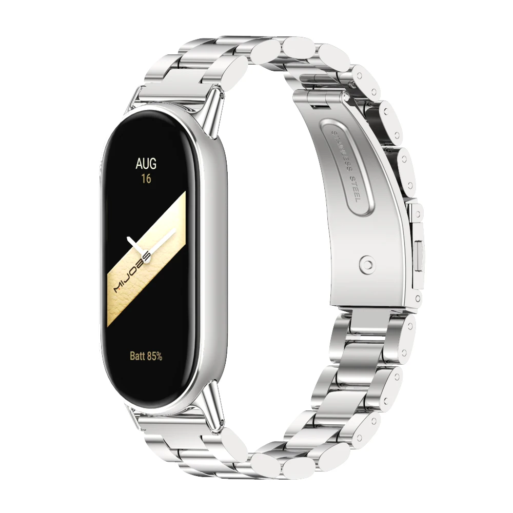 Ремешок для Mi Band 10 9 8, металлический ремешок для часов для Mi Band 10, браслет Mi Band 9, браслет Mi Band 8, ремешок в деловом стиле