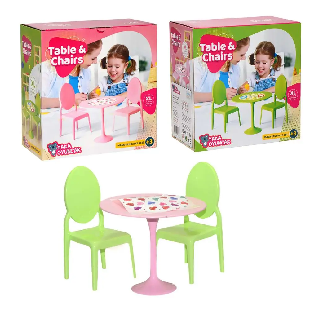 Collar toy boxed table chair game set home accessory