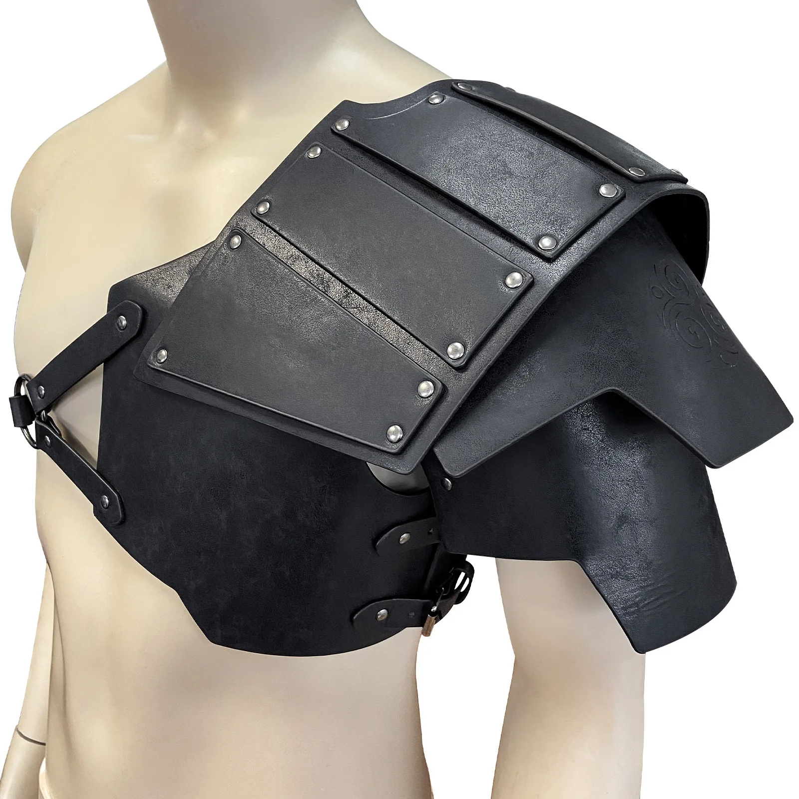 Medieval Single-sided Shoulder Armor Nordic Style Viking Shoulder Armor Retro Cosplay Stage Props