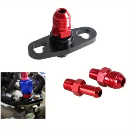 Imagen 2 del producto 1 Juego de adaptador regulador de presión de riel de combustible adecuado para Honda/Toyota/Mitsubishi, perfectamente combinado con accesorios