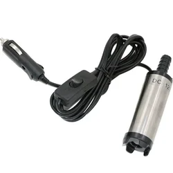 12V 24V DC electric submersible pump for pumping diesel oil water ,Stainless steel shell,12L/min,fuel transfer pump перекачки