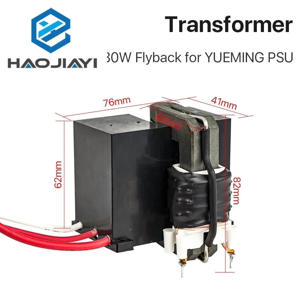 High Voltage Flyback Transformer for YUEMING Co2 Laser Power Supply JG1500 JCY-1500
