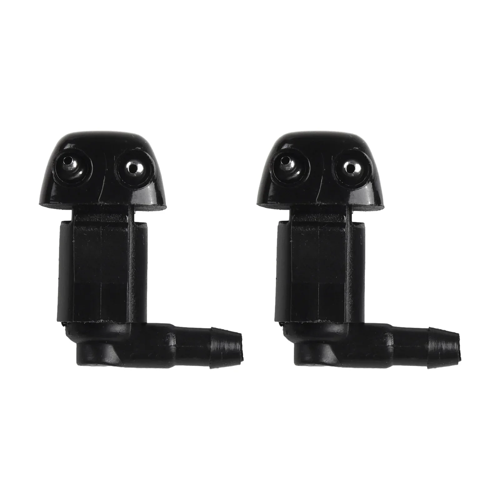 Front Windscreen Wiper Washer Nozzles Jet Fit For Mazda 3/5/6 BK GG1 BN8V-67-510 ABS-Black-Accessories For Vehicles