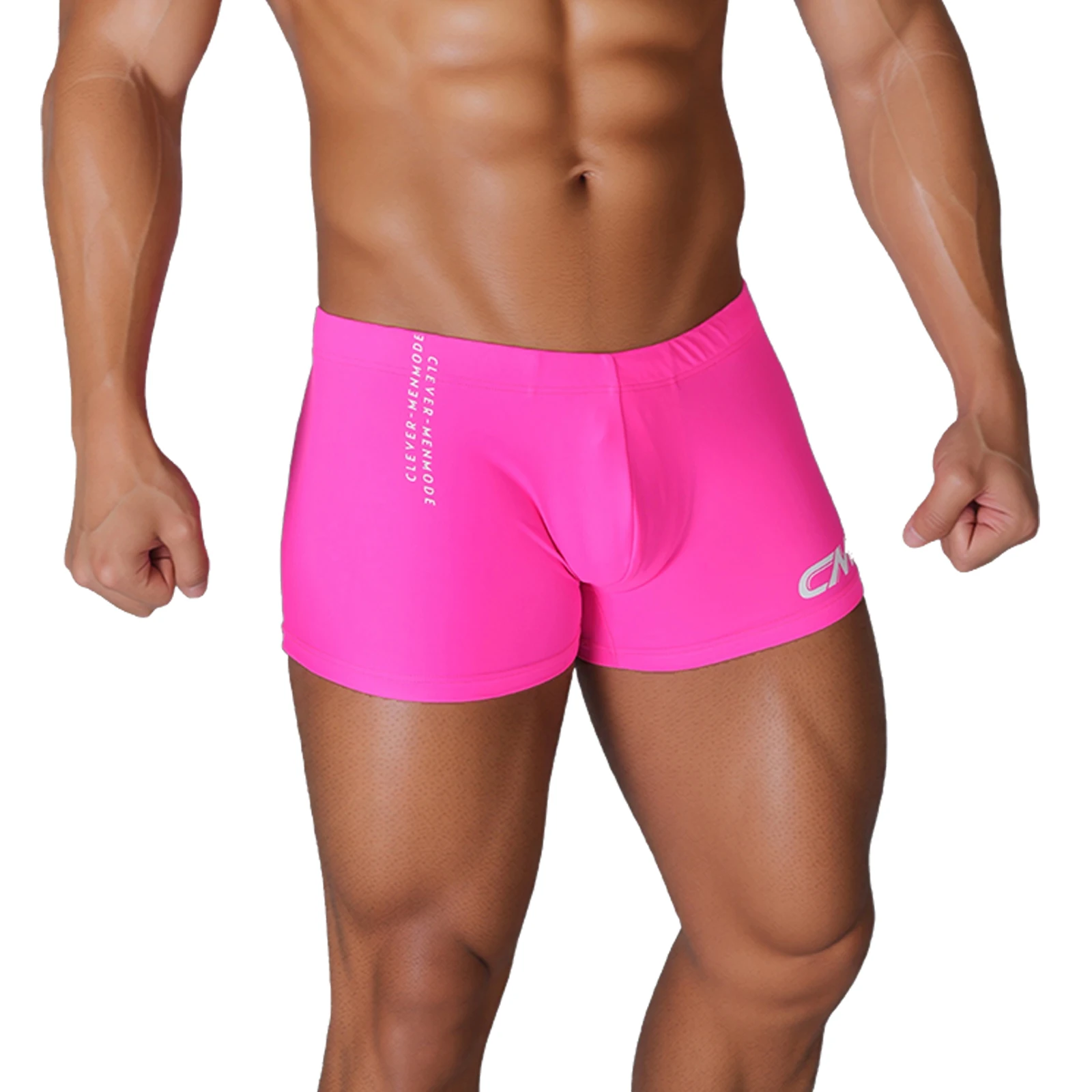Men Swimming Boxers Shorts Swimwear Bathing Suit Comfortable Bulge Pouch Swim Shorts Drawstring Summer Beachwear Y2K Trunks