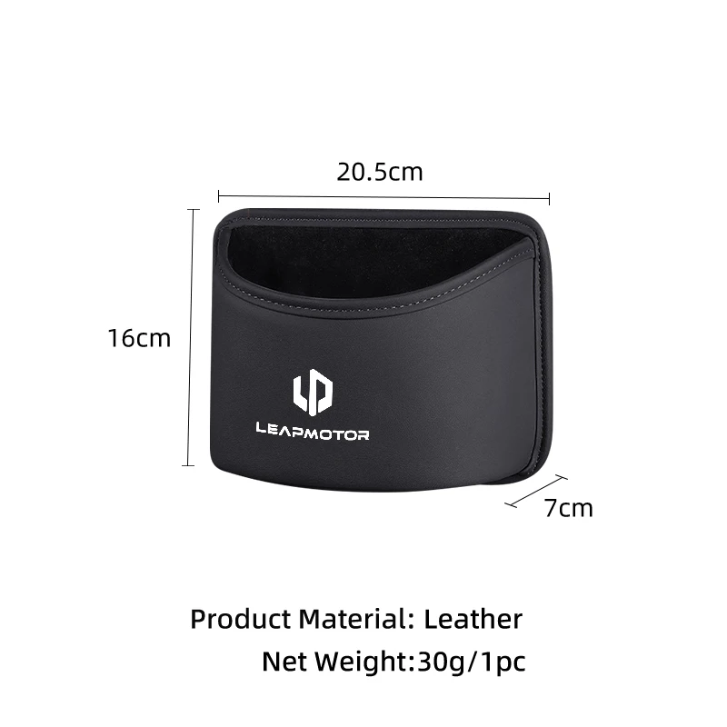 صندوق تخزين باب السيارة بولي Leather الجلود مقعد السيارات الخلفي معلقة سلة المهملات بن الملحقات ل Leapmotor قفزة المحرك C01 C11 T03 S01 C11 إعادة