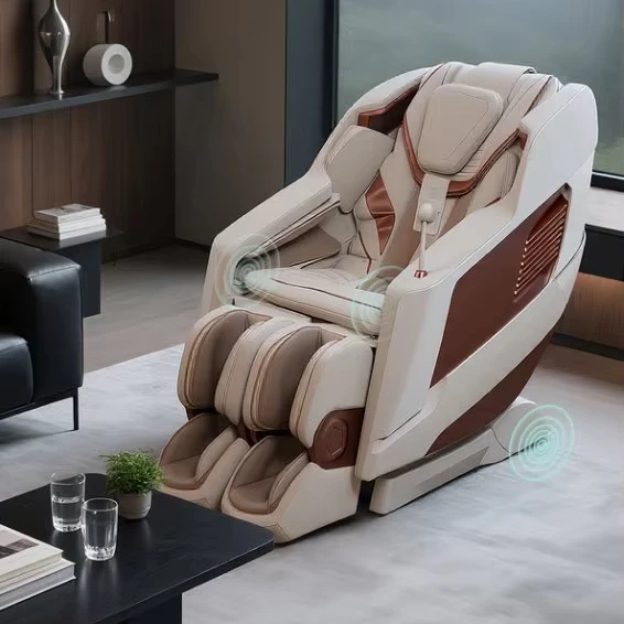 GUOHENG 2025 High End 4D Zero Gravity Spa Electric Full Body Stretching Massage Chair Full Body Massager