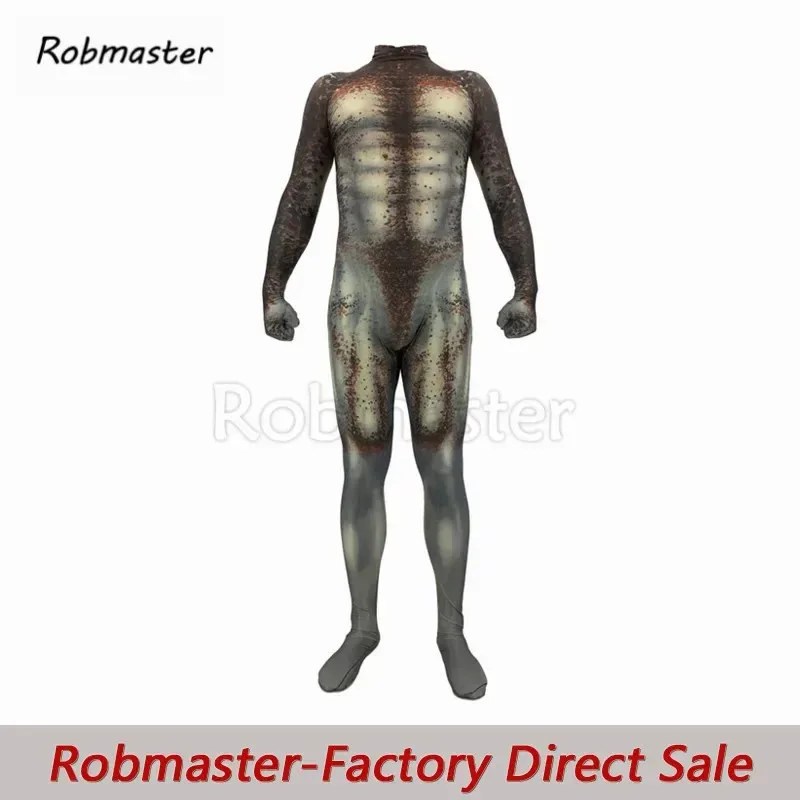 

New The Cosplay Costumes Men Boys 3D Printed Spandex Zentai Bloodthirsty Predator Halloween Bodysuits Jumpsuits if;3