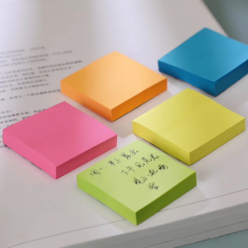 100sheets/pcs Self-adhesive Memo Pad Loose-leaf Index Sticker Sticky Note Staff Students Notepad Stationery Office Accessories