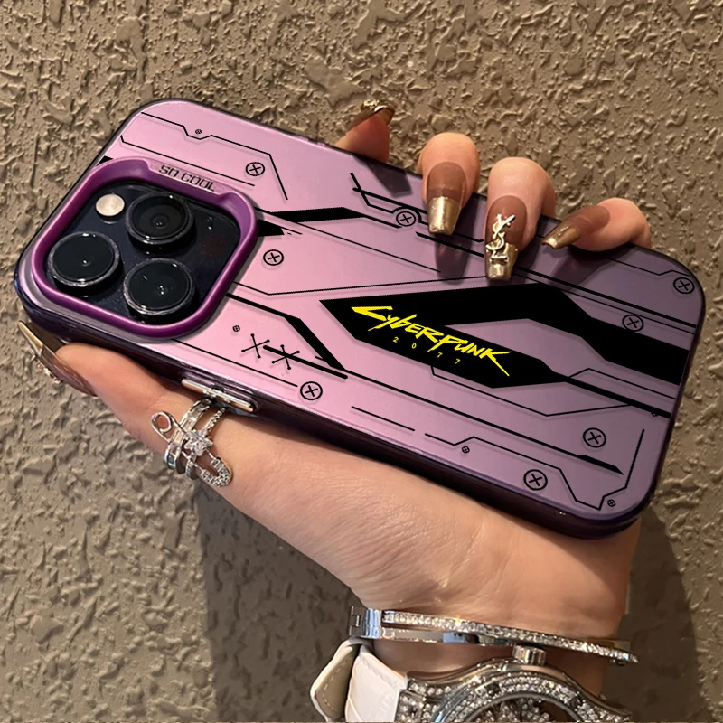 Funda C-Cyberpunk de lujo para Xiaomi 14T 13T 12T 14 13 Pro 11 Lite 5G NE POCO X7 X6 X5 X3 NFC F3 F4 GT F5 F6 M5S C65 C75 M6 Pro