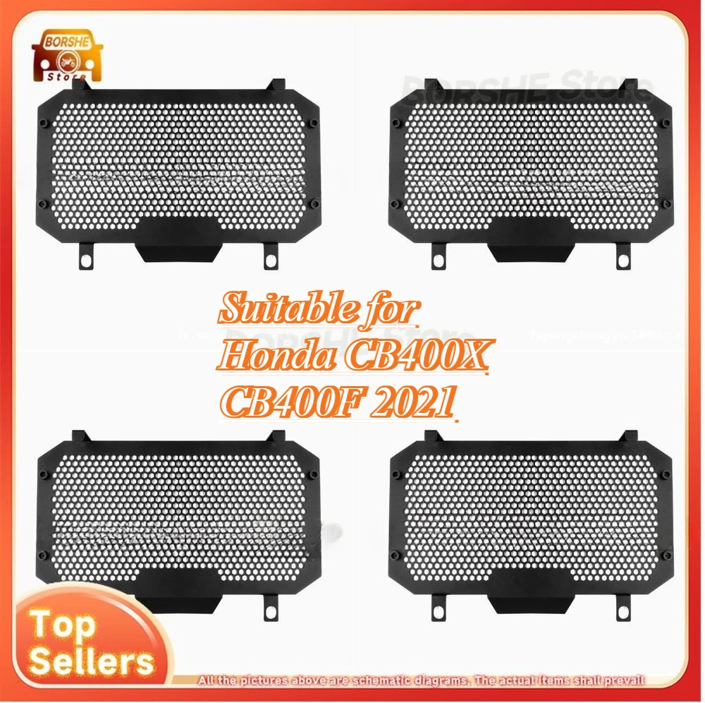 

Suitable for Honda CB400X CB400F 2021 Motorcycle Radiator Guard Coolant Tank Mesh Accessory