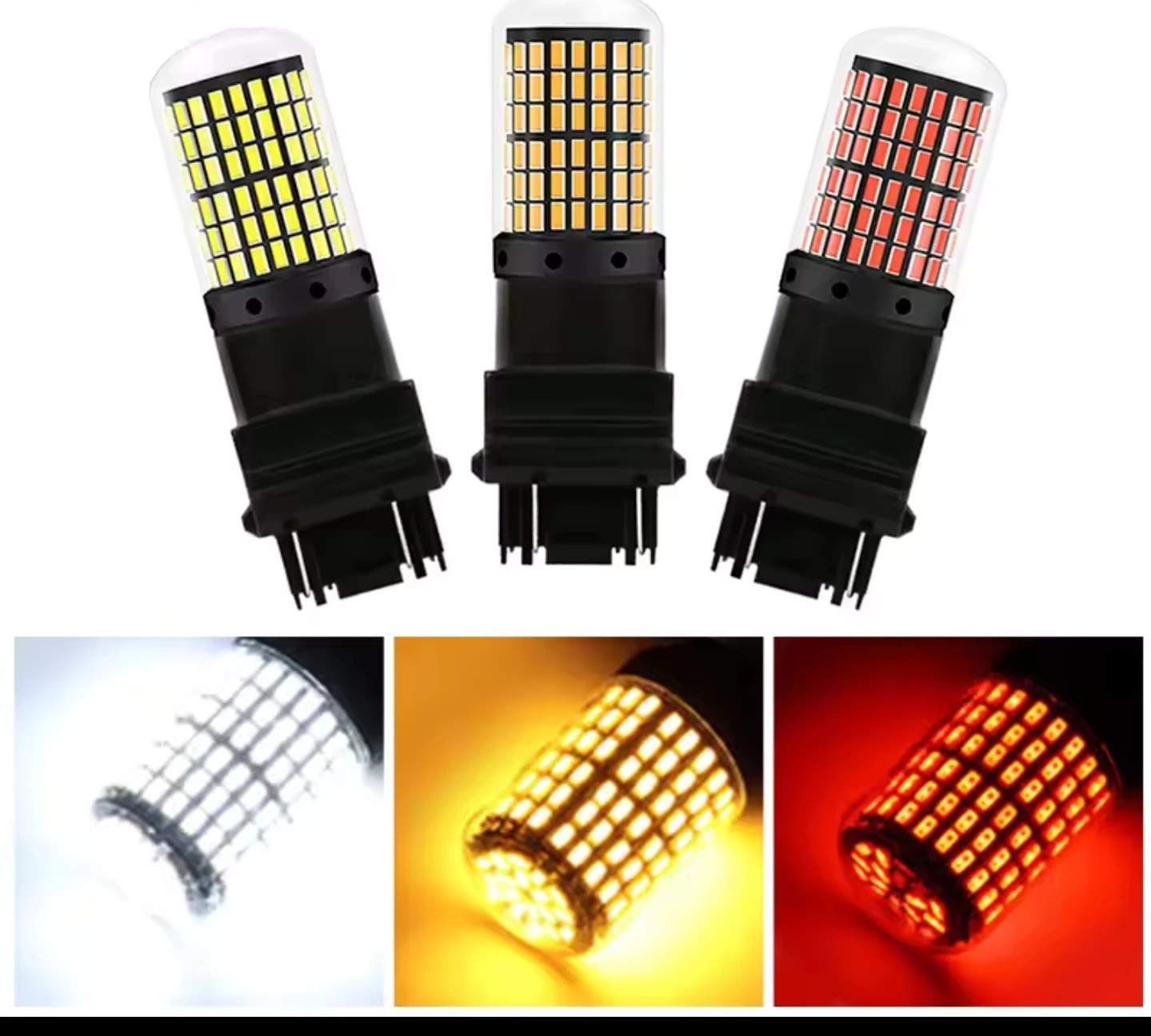 2X 3157 4157 LED Bombillas de luz de marcha atrás de respaldo Super Bright CANBUS