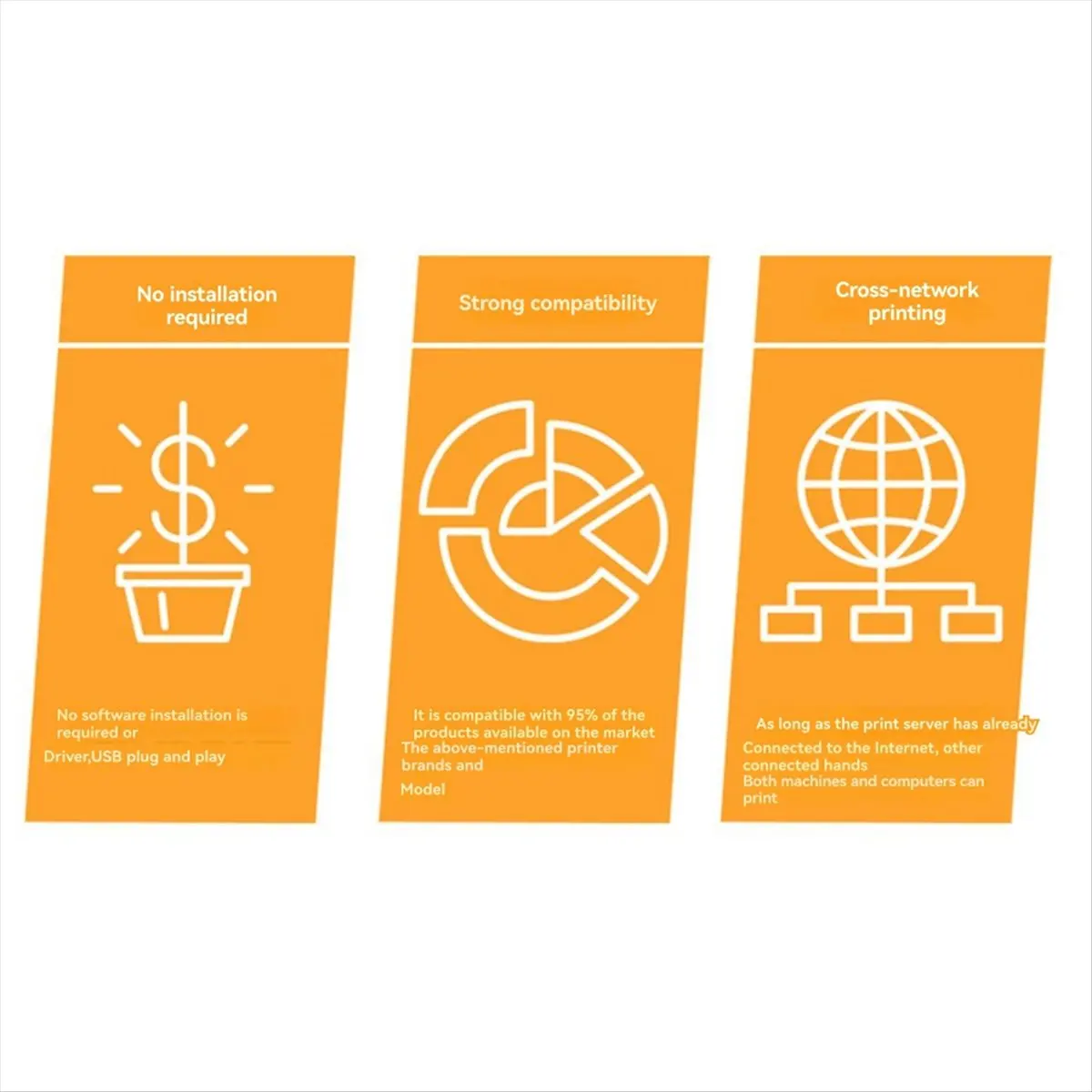 

A06R 1 шт. NP330 Сетевой USB 2.0 принт-сервер USB2.0 Mini Printer Server 100 Мбит/с с подключением RJ45 для телефонов Android, вилка EU