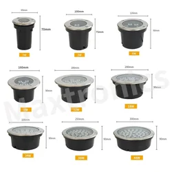 1/3/6/9/12/18/24/36W Recessed LED Underground Lamps LED Deck Lights Waterproof for Yard Garden Pathway Stairs Landscape Lighting
