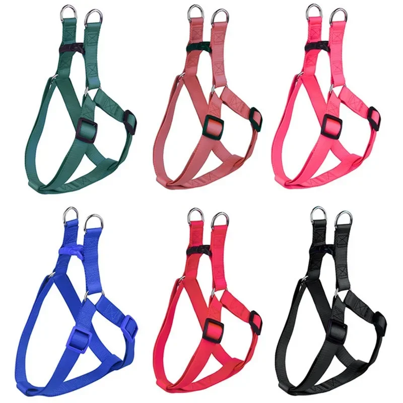 Dog Harness Traction Rope Dog Vest Strap Adjustable Triangular Breathable Harness Dogs Puppy Cats Pet supplies