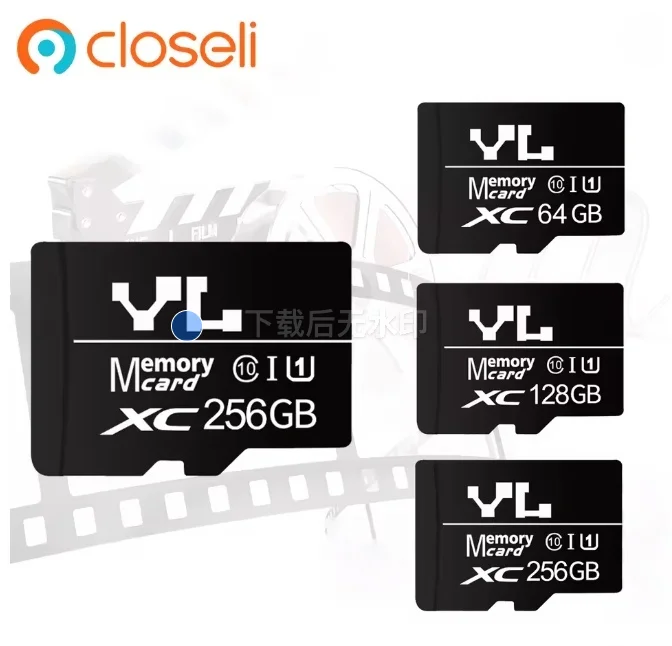 CLOSELI 64G 128G 256G SD Card Digital Devices Smartphones Dashcams Surveillance Cameras Tablets MP3 Players Storyboard