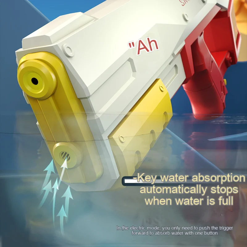 Newautomatic Zomer Electrictoy Waterpistool Inductie Waterabsorberende High-Tech Burst Zwembad Strand Outdoor Water Fight Speelgoed Voor Kinderen