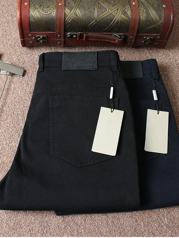 

Мужские джинсы премиум-класса из денима, прямые, зауженные, повседневные, удлиненные, с улучшенной посадкой, средней посадки, для мужчин