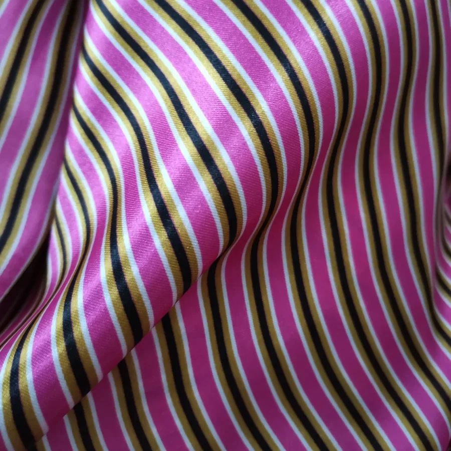 Satin Soft Craft Abstract Stripe Glossy Sewing Sateen Tilda Scarf Fabric DIY Cosplay Ribbon Fabrics