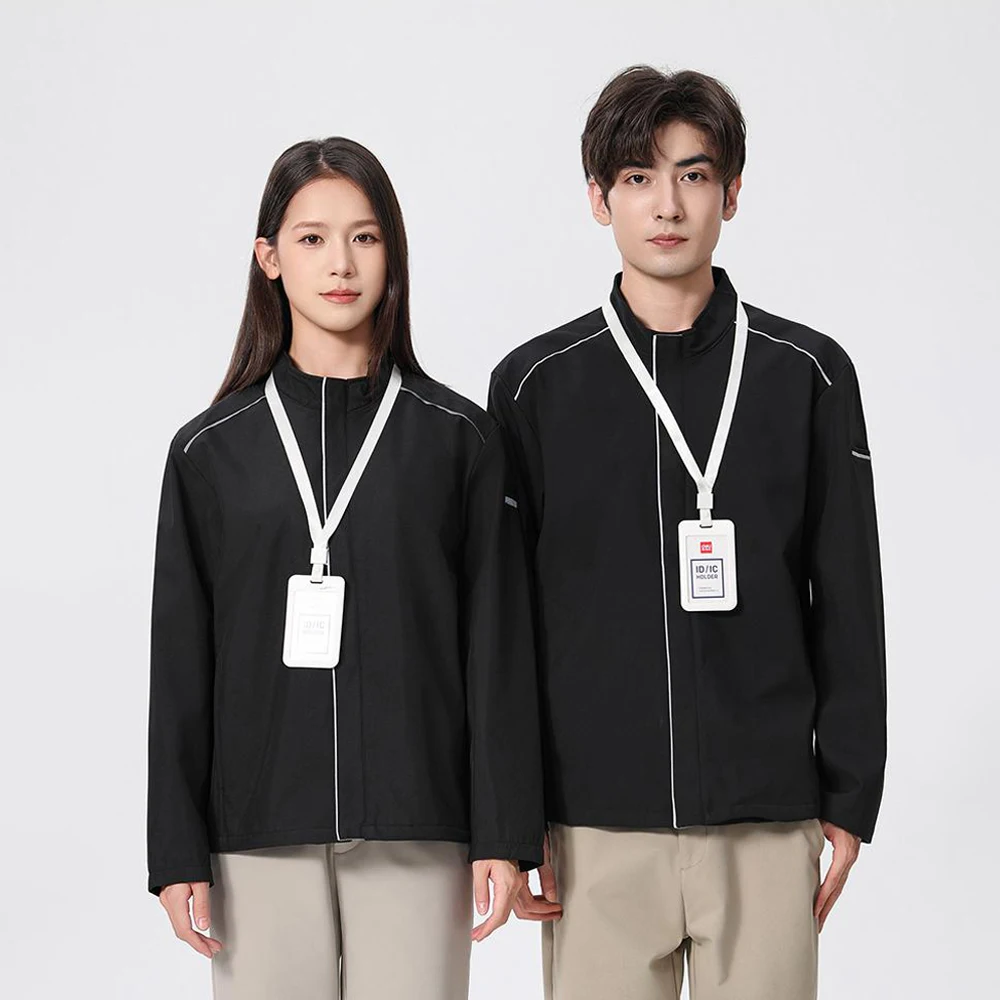 سترة عمل Softshell للموسم الجديد - ملابس خارجية ذات ياقة واقفة ممتازة لملابس الخريف والشتاء الاحترافية