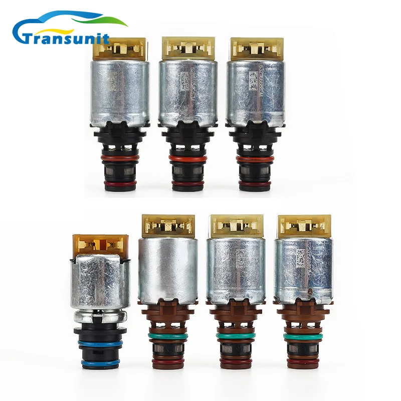 6R80 7PCS Transmission Valve Body Solenoids Kit Fit For Ford Explorer Ranger Mustang Territory Transit Everest F-150 2011-2017