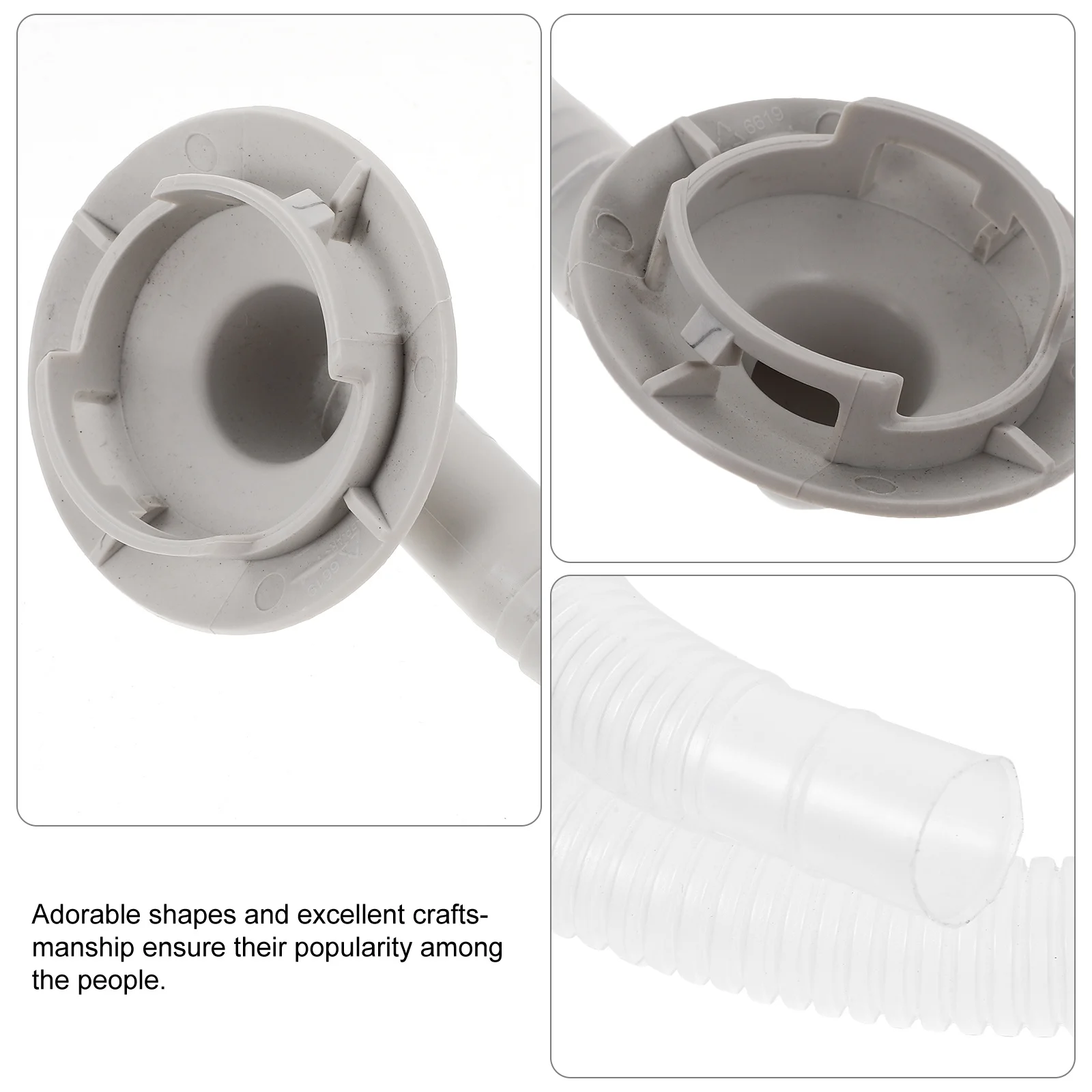 

1Set Air Conditioner Drain Hose Connector 40Mm Rubber Ring Leakproof Sturdy for Window Split Unit Condensate Water Draining