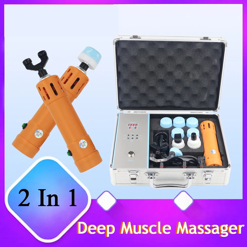 

Shockwave Therapy Machine 2 In 1 Chiropractic Tool Muscle Massage Pain Relief For ED Treatment Physiotherapy Shock Wave